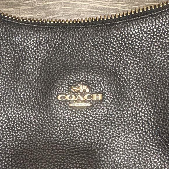 Coach Black Leather Teri Hobo Bag - Picture 2 of 8